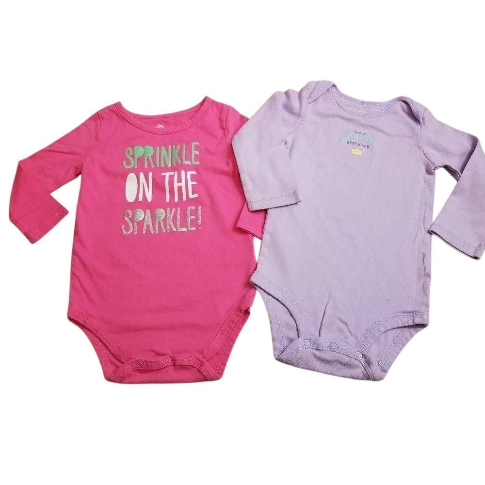 2 longsleeve onsies 9 months